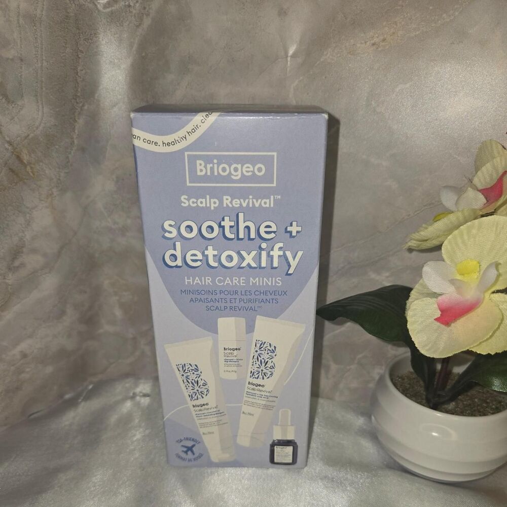 Briogeo Scalp Revival Soothe + Detoxify Hair Care Minis set
